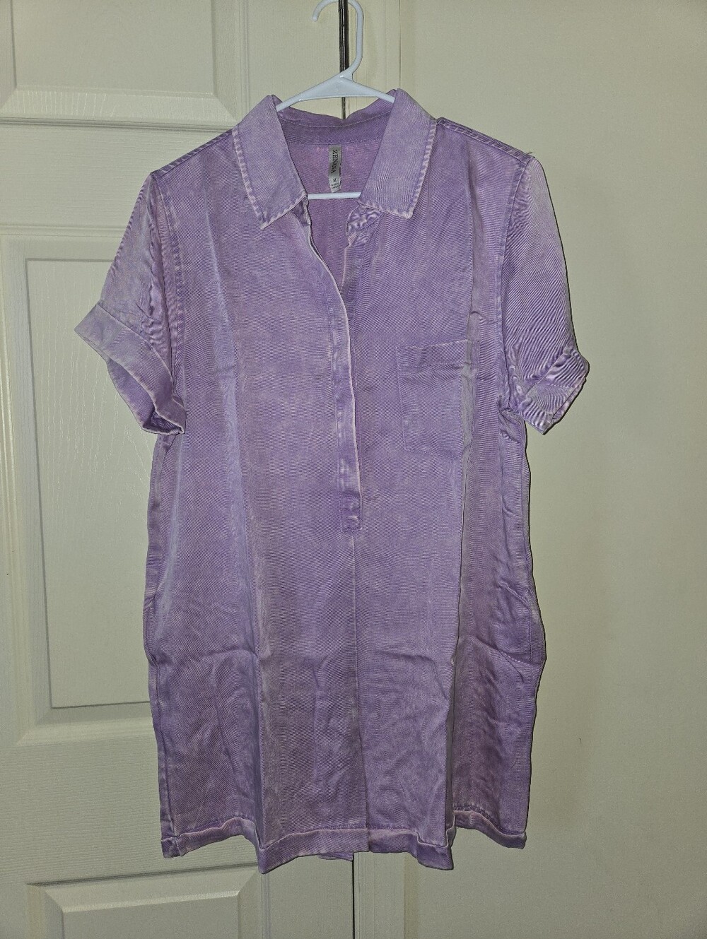 NIP Zenana Acid Washed Romper - Picture 2 of 5